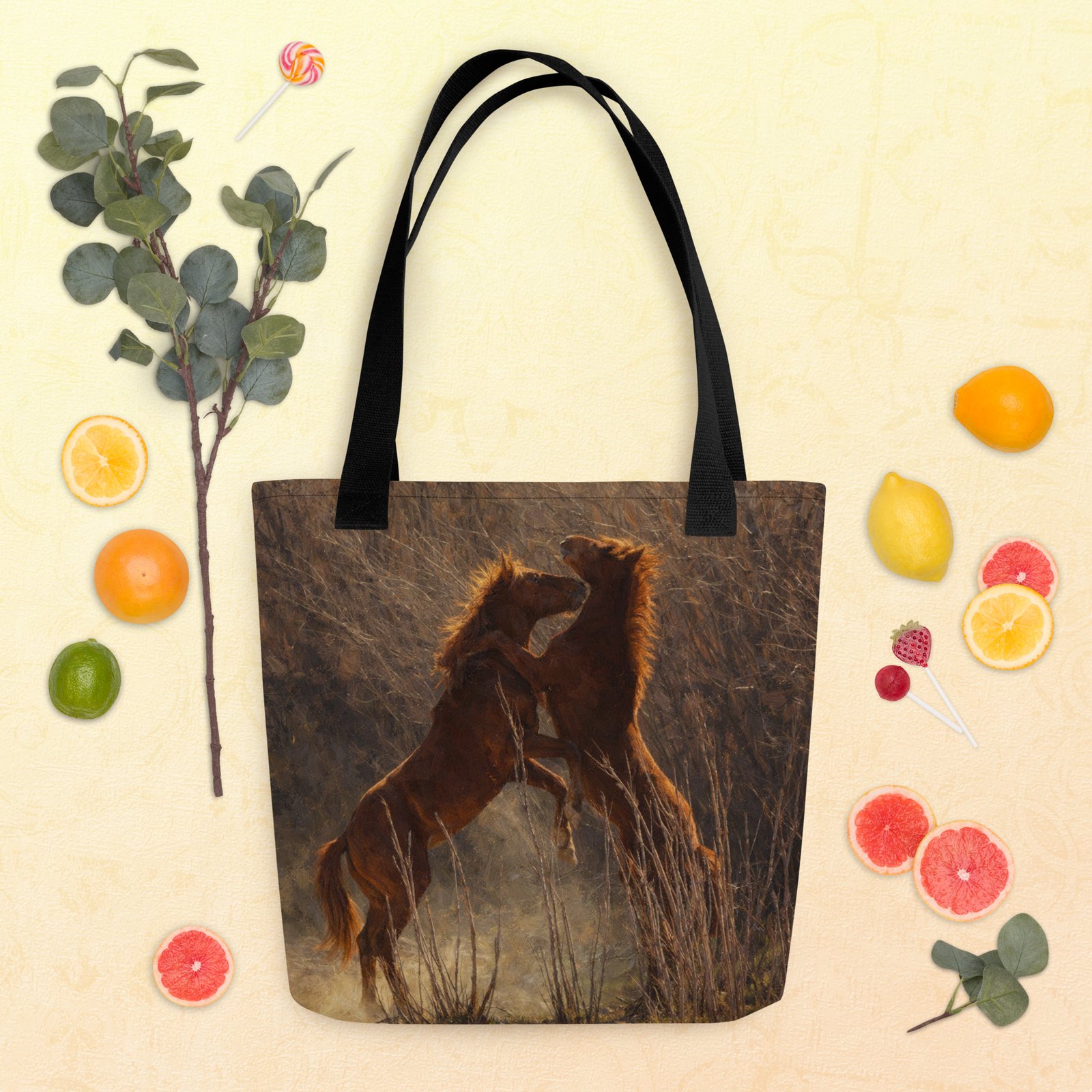 Salt River Yearlings Playfight Tote – Painterly Edition - Image 12