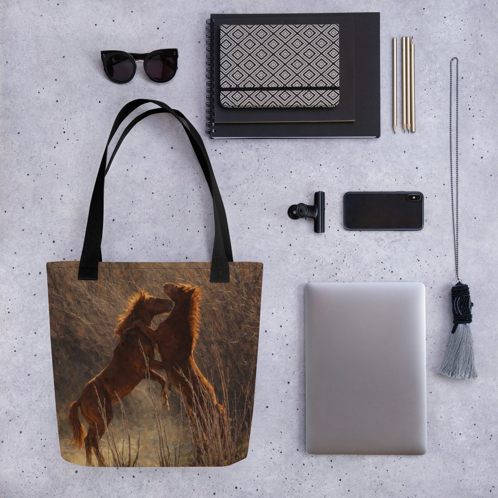 Salt River Yearlings Playfight Tote – Painterly Edition - Image 2