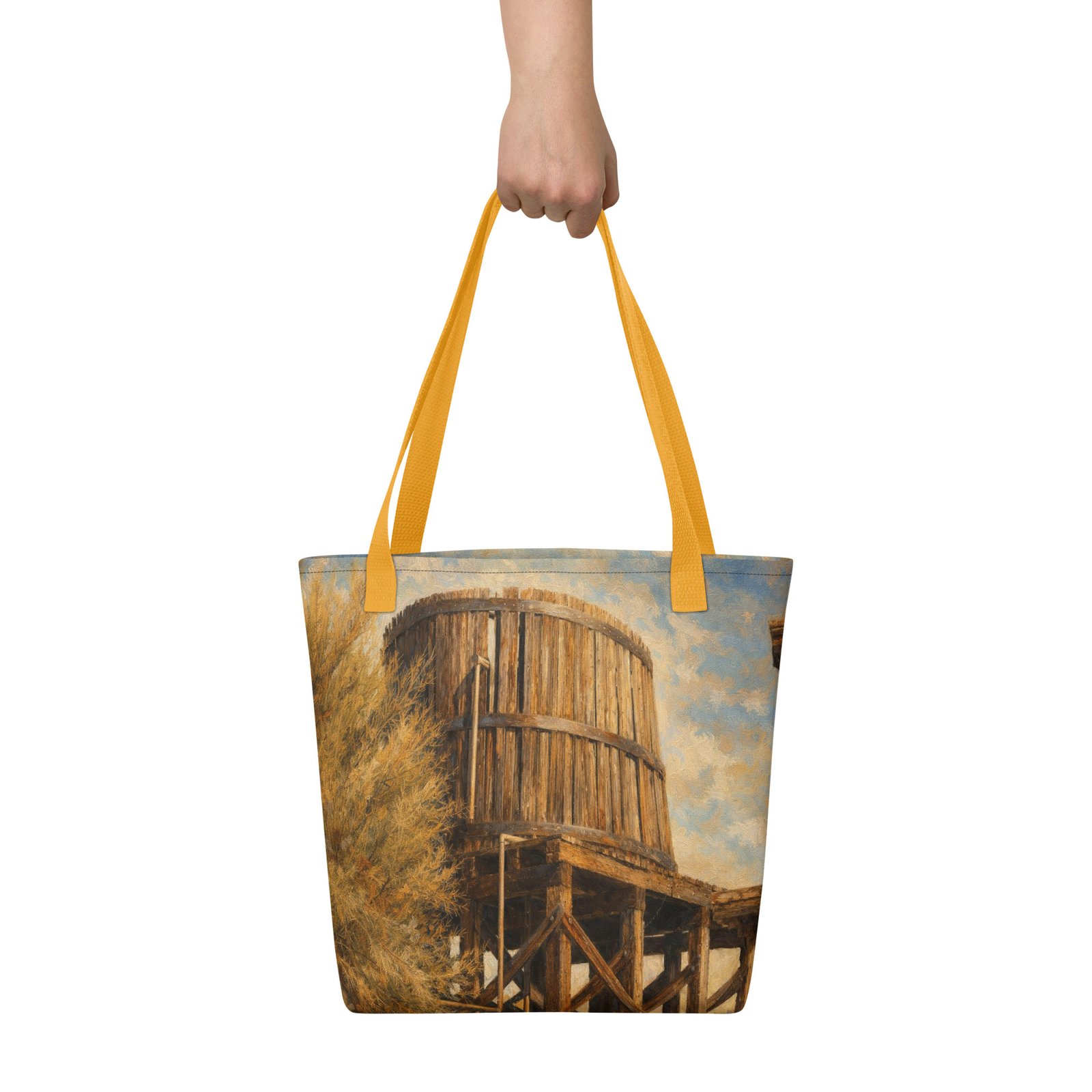 Goldfield Water Tower Tote – Painterly Edition - Image 9