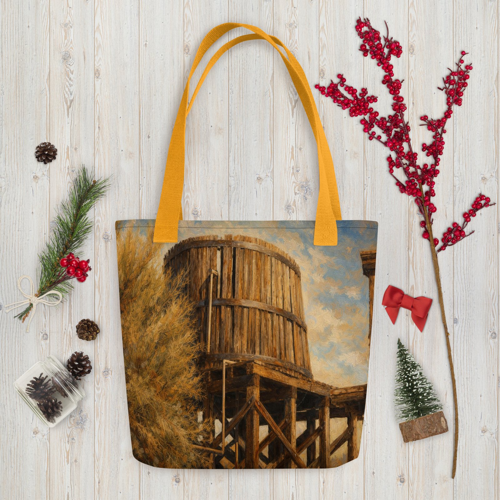 Goldfield Water Tower Tote – Painterly Edition - Image 12