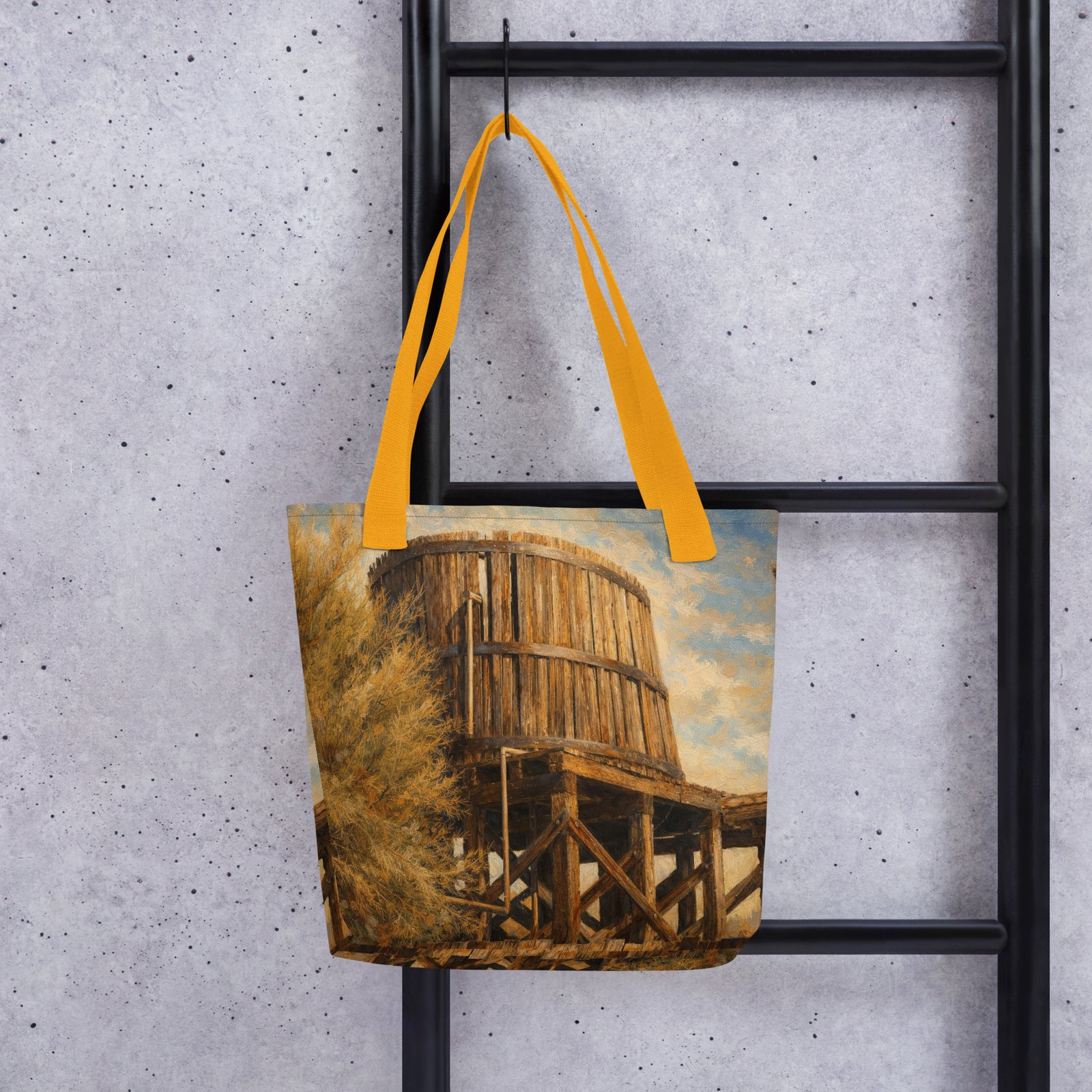 Goldfield Water Tower Tote – Painterly Edition - Image 5