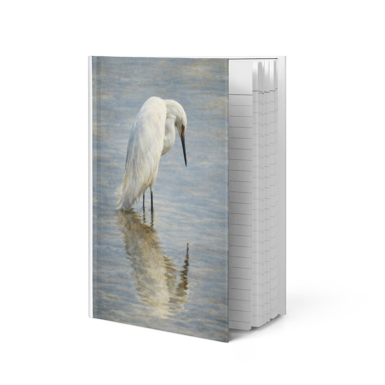 Great Egret at the Riparian Journal β Painterly Edition - Image 3
